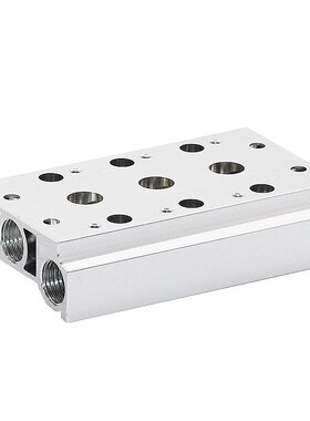 4V210电磁阀汇流板底座100M-200M-123456789101112131415161718FF