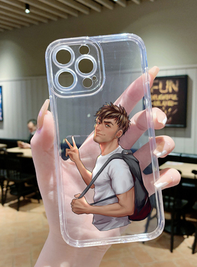 背包男生硅胶手机壳适用苹果13PROMAX华为NOVA10小米12S VIVOX80