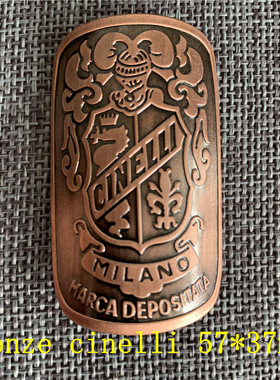 复古青铜 cinelli 吸奶力 自行车死飞金属头标标牌 铝合金 装饰