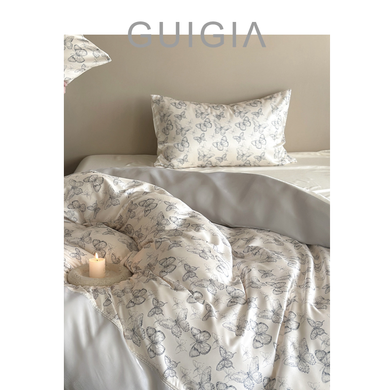 超柔兰精天丝国风四件套