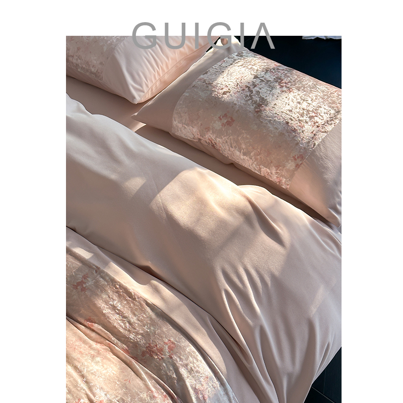 人鱼公主上岸～丝绒四件套秋冬加厚牛奶绒床单法兰绒保暖床上用品