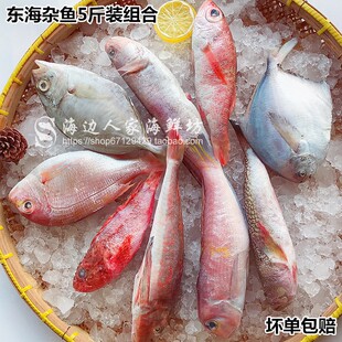 3斤装包邮顺丰东海海杂鱼新鲜深海鱼冷冻海鲜品水产品少刺无冰衣