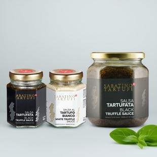 萨巴提诺黑松露酱 西餐用调味酱烩饭菌酱 意大利进口白菌酱酱瓶装