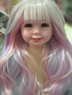 50-55cm女孩娃壳大娃空壳搪胶娃娃胶皮娃娃儿童玩具 定制款不退换