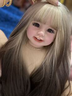 50-55cm女孩娃壳大娃空壳搪胶娃娃胶皮娃娃儿童玩具 定制款不退换