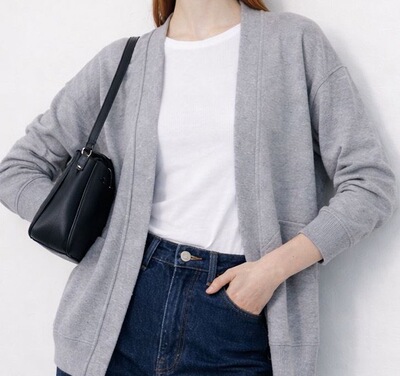 3.1 慵懒风松弛开衫外套