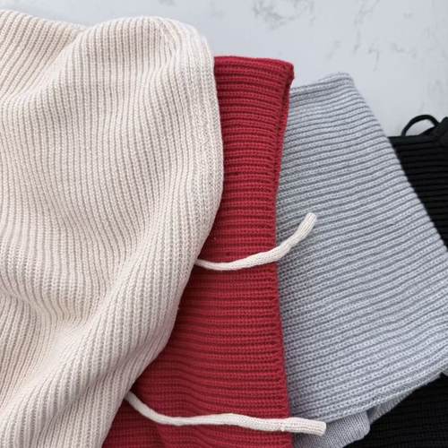 12.13 羊毛羊绒针织护颈加厚保暖帽子