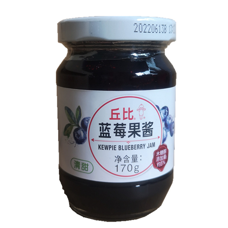 12瓶包邮KEWPIE丘比 蓝莓果酱 170g 酸奶面包甜点沙拉烘焙 粮油调味/速食/干货/烘焙 果酱/鲜花酱/甜味酱 原图主图