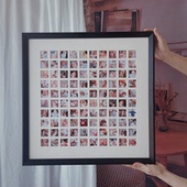 宫格相框加照片拼图打印情侣diy纪念相片宝宝100天百睡图定制礼物