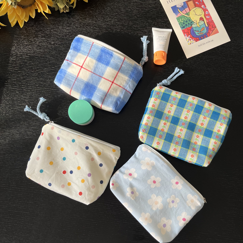 手绳小包零钱包银行卡口红唇膏收纳袋钥匙耳机线气垫卡片包