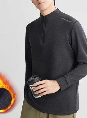 showmeily暖绒宽松半高领休闲卫衣 YGB250751