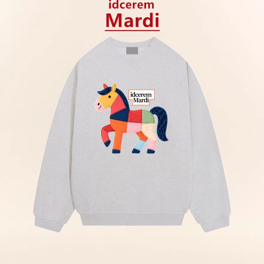 idceremMardi彩色小马卫衣女