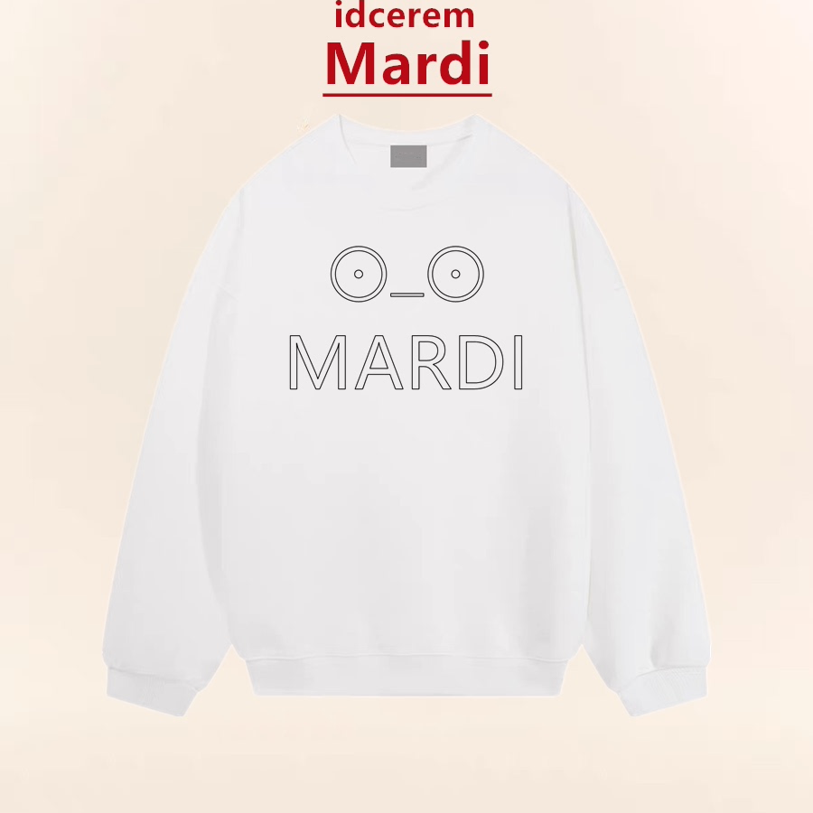 idceremMardi极度近视加绒卫衣