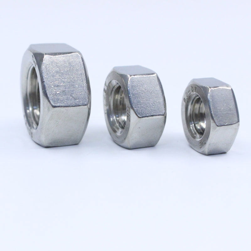 不锈钢gb6175加厚六角螺母2型六角螺帽304材质a2-70 316材质a4-80