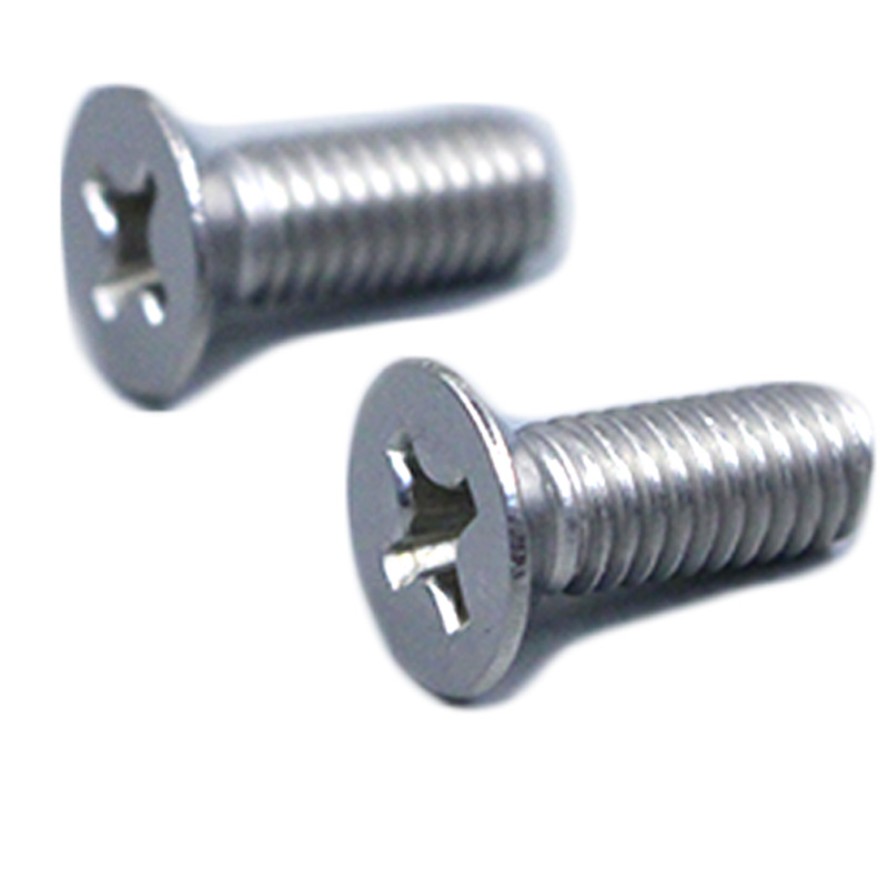 东明316不锈钢机螺丝十字槽沉头