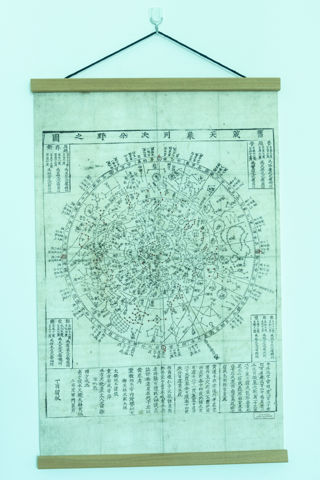 星宿星官古天文天象列次分野之图