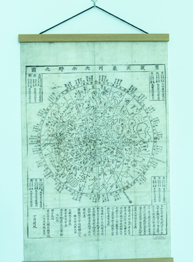 天象列次分野之图 挂画 星图 星官 二十八星宿 【司天灵台】