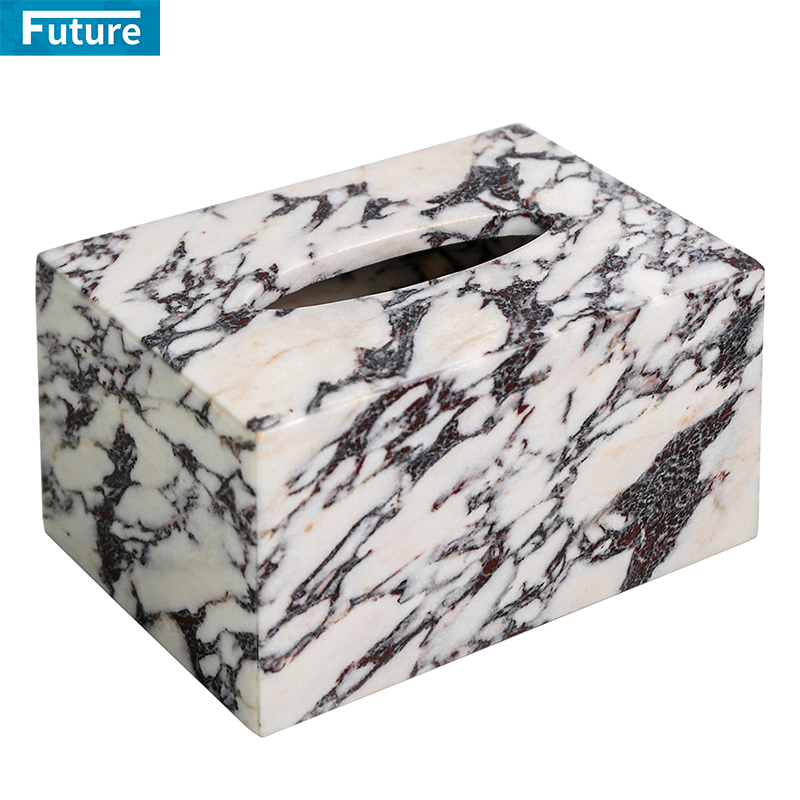 轻奢天然大理石纸巾盒
