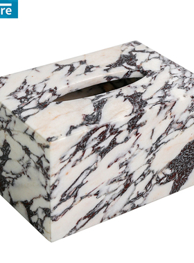 轻奢天然大理石纸巾盒酒店家居卫生间样板间乳液洗漱套件起泡瓶