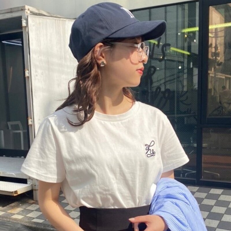 T恤薄夏季女日系短袖纯色