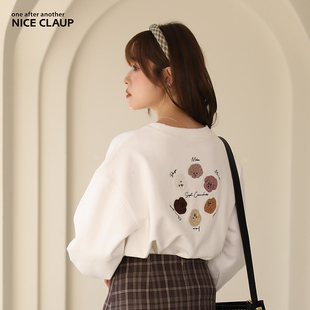 Claup日系甜美可爱小个子小熊小狗T恤舒适卫衣146627020C Nice