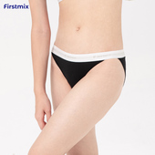FIRSTMIX 女士舒适三角裤 4条装 性感橡筋字母中低腰内裤
