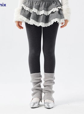 FIRSTMIX3D立体保暖打底加绒九分裤女