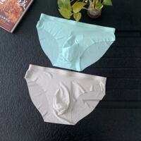 [2-piece set] Men's triangle underwear summer thin Modal Bamboo Fiber ice silk multiple fabrics daily special offer thumbnail 5