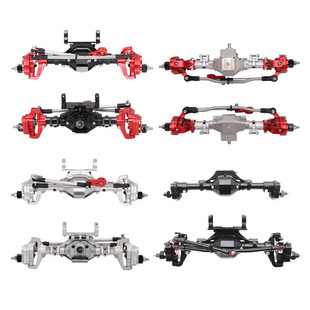 攀爬车SCX10三代 90046 47车架 KIT 轮距313mm 全金属 反传门桥版