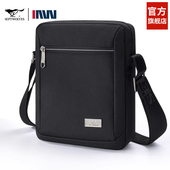 七匹狼单肩包男士 斜挎包男包休闲帆布大容量男士 包包多功能背包男