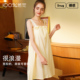 100%感觉女士大A版 型舒适清新甜美可爱棉质吊带睡裙15232