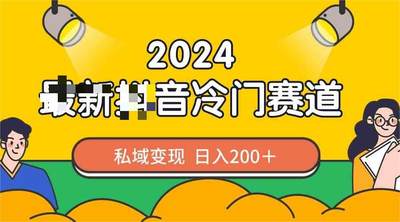 2024D新冷门赛道私域变现轻松作品制作简单