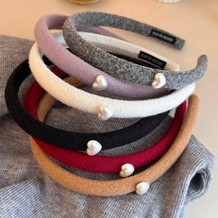 秋冬爱心细边发箍发卡女高颅顶细边头箍洗脸百搭外出2026新款 爆款