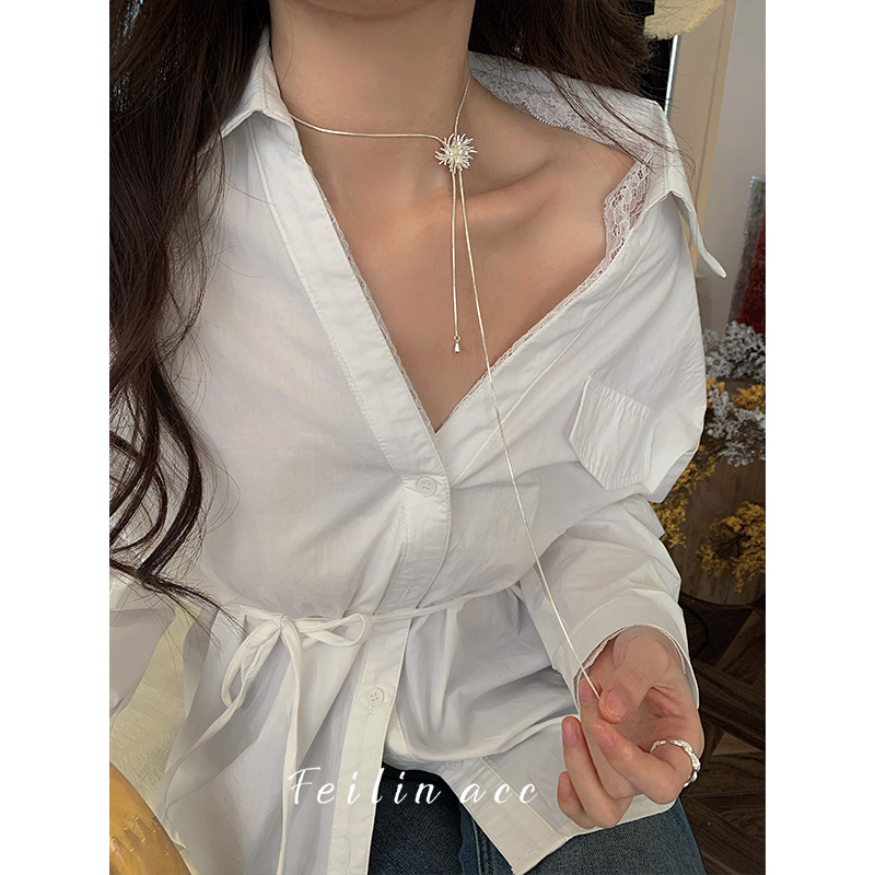 《璀璨烟花》抽拉式项链