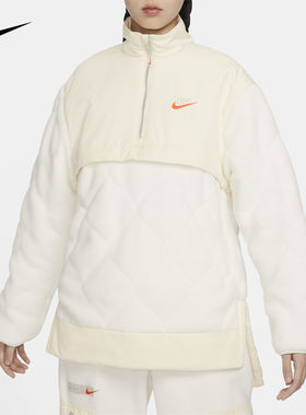 Nike耐克女子半拉链套头卫衣