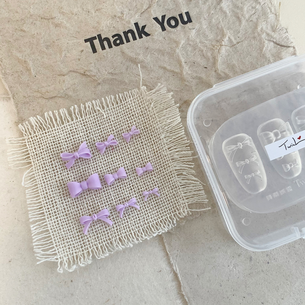 立体蝴蝶结原创美甲模具TwinL