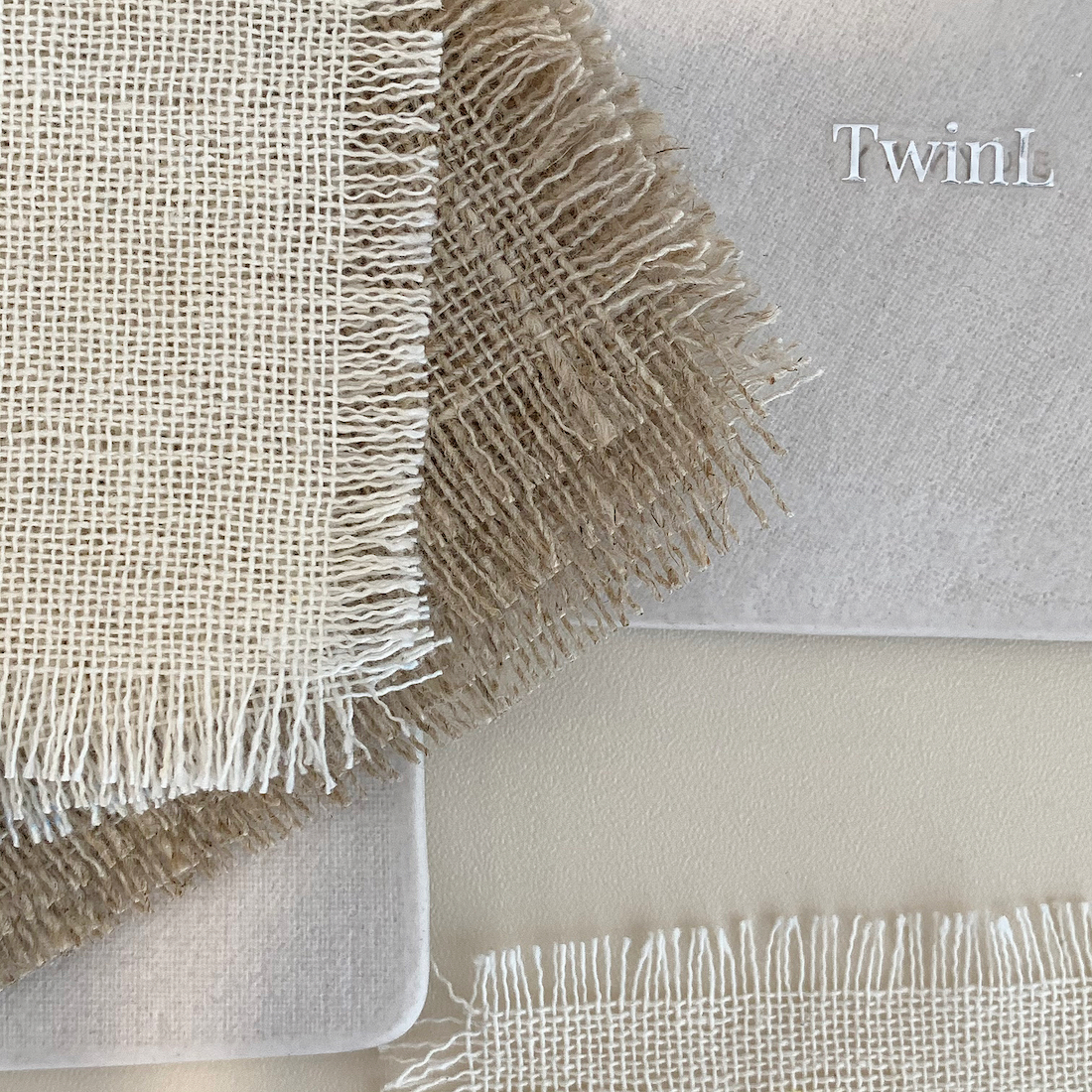 5片TwinL亚麻美甲拍照道具