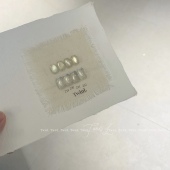 TWINL香槟猫眼 新款 秋冬富家千金爆闪乳白小套胶白开水透色甲油胶