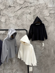 儿童连帽发热打底衫2025秋装男童德绒长袖t恤中大童保暖内搭帽衫