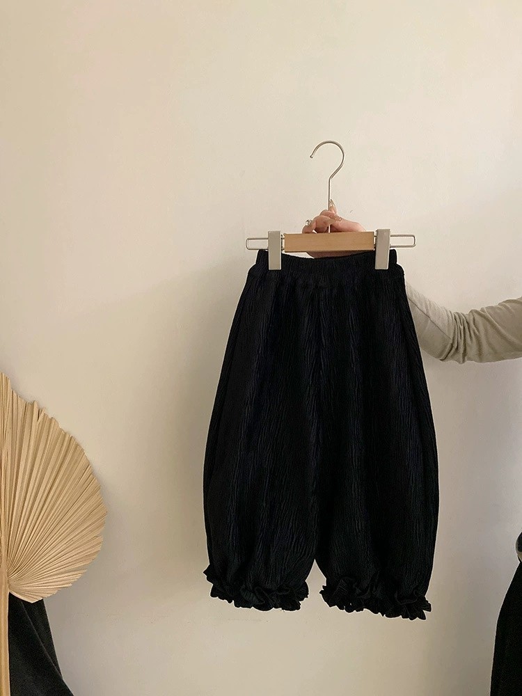 女童冬季加绒黑色哈伦裤儿童一体绒花边休闲裤女孩加厚保暖花苞裤,童装/婴儿装/亲子装,裤子,淘宝优惠券,粉丝福利购,淘宝优惠卷