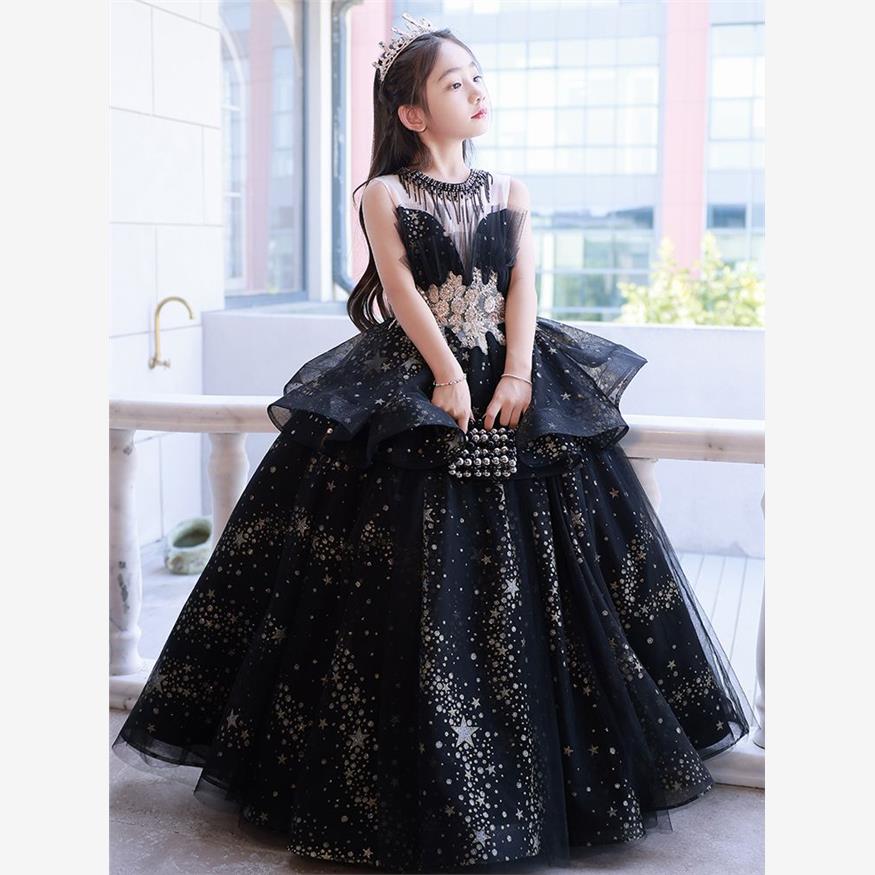晚礼服女童高端公主裙秋图片