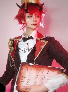 第五人格邮差cos服维克紫皮琴键cosplay男装万圣节皮肤暗黑小恶魔