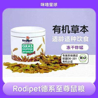 Rodipet仓鼠零食蛋白蚱蜢面包虫