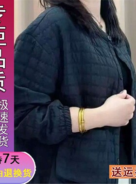 优质2026秋冬季韩版宽松百搭妈妈外套女格子长袖夹克上衣棒球服轻
