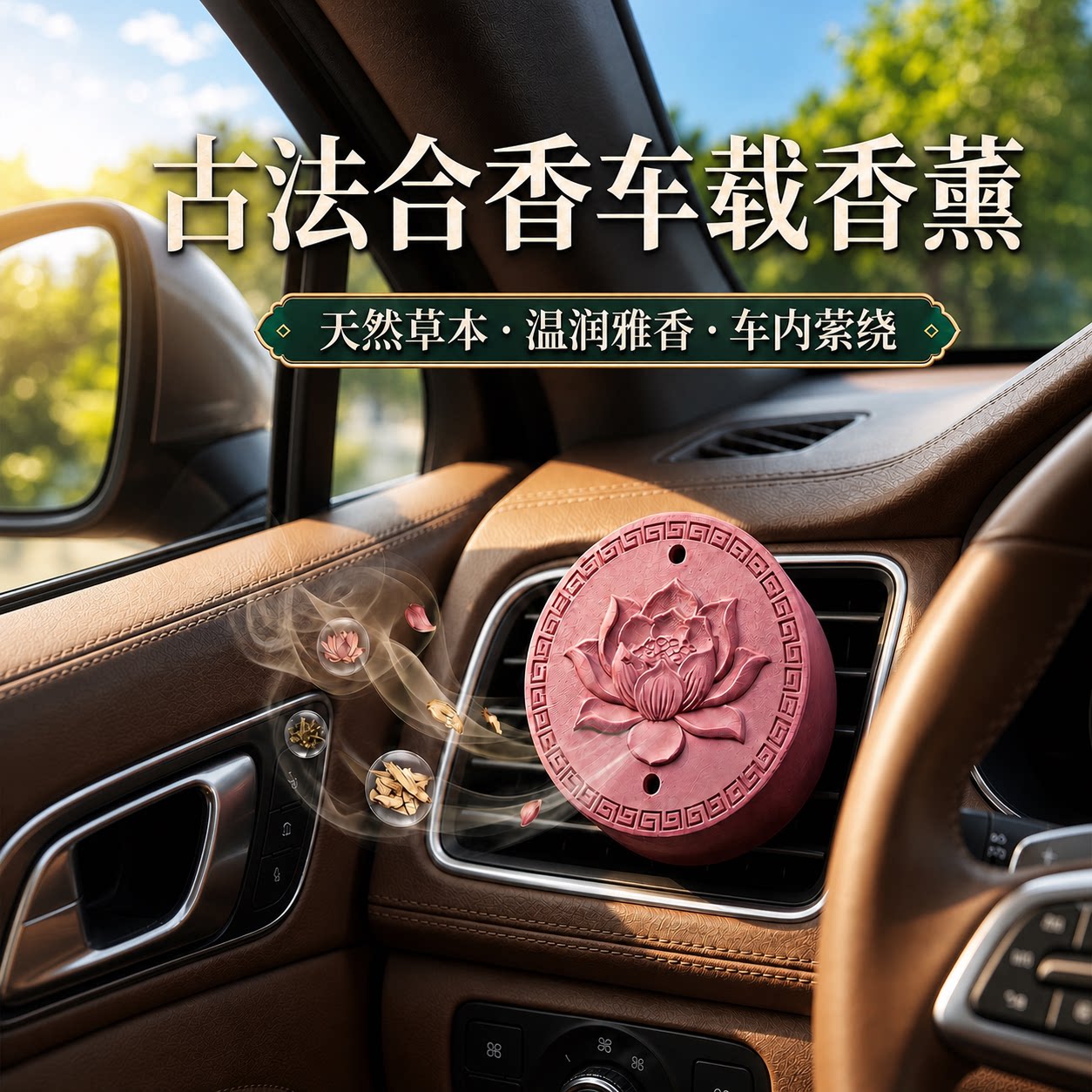古法草本合香车载香薰木樨芳华