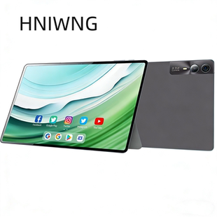 新款发售HNIWNG官方正品超清屏平板电脑12英寸全网通5GWiFi上网插卡通话全面屏Pad娱乐上网课学习办公游戏本i
