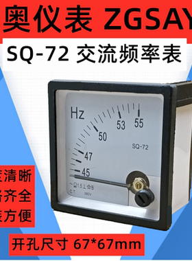 ZGSAYB  沈奥 ( 89T2 / 72L1 ) SQ-72 HZ  45-55 频率表 低频表