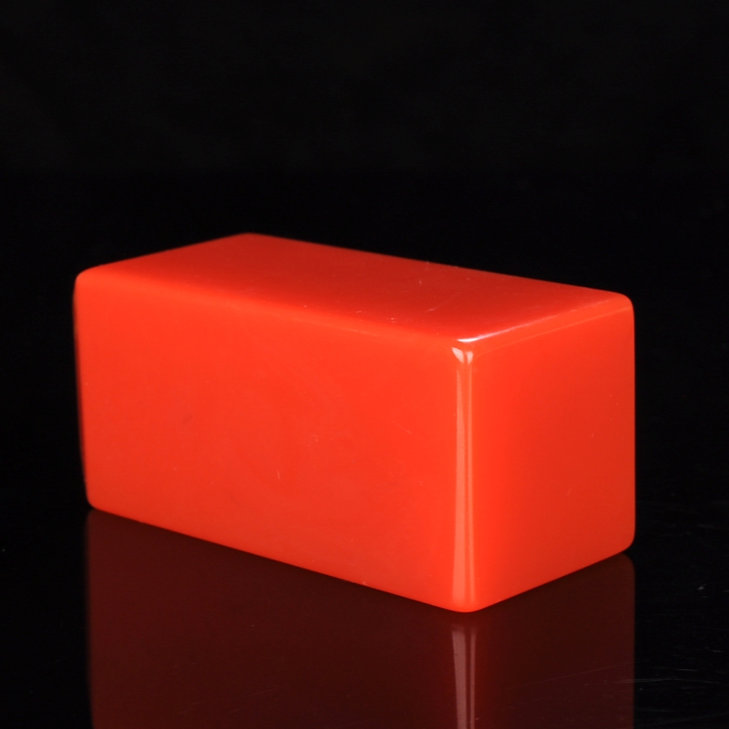 和田玉印章天然原石鸡血红玉印章料篆刻印章石料收藏书画书法