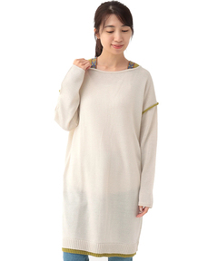 新款titicaca民族风宽松圆领长款连衣裙