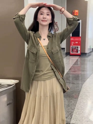 现货！三件套价！吊带+外套+半身裙！清冷感初秋温柔气质三件套裙